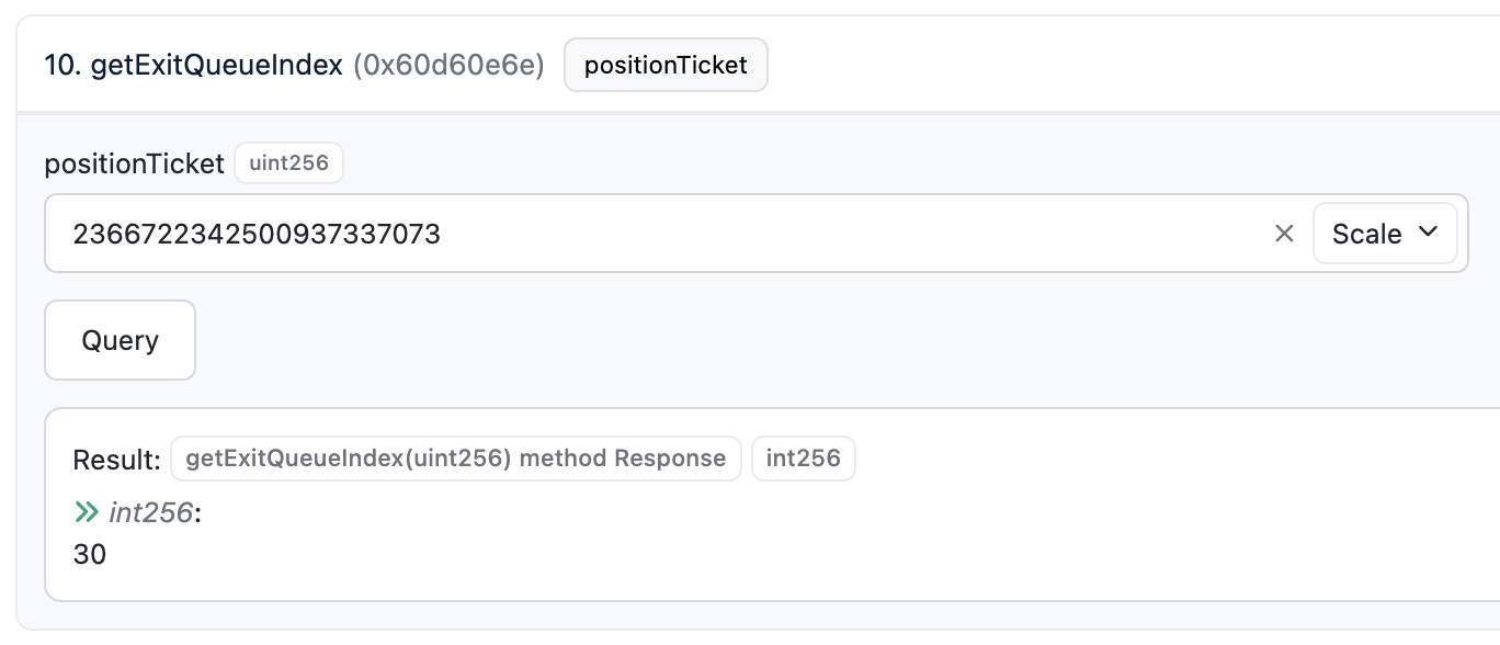 Unstake - Enter Exit Queue - 4